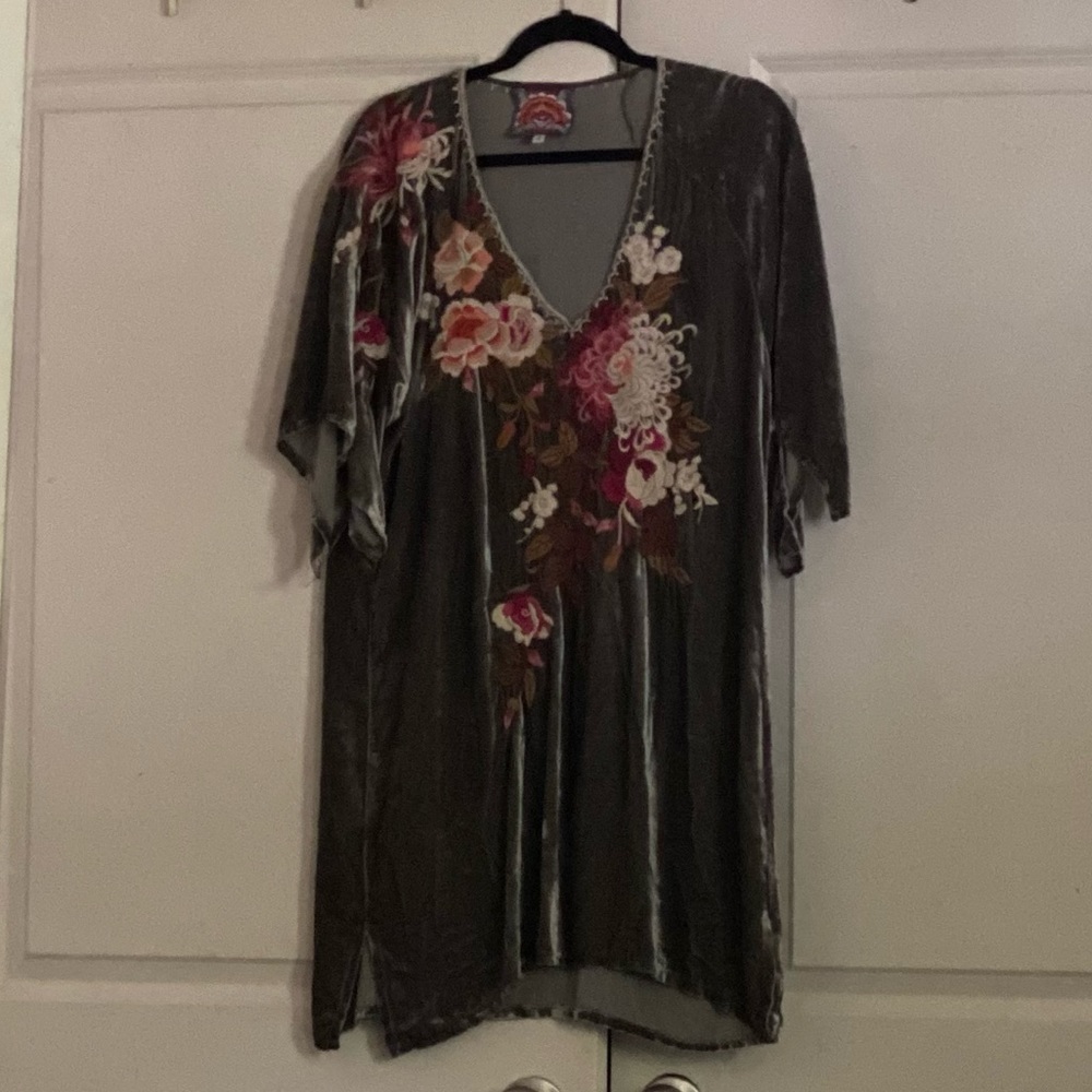 Johnny Was Velvet Dress